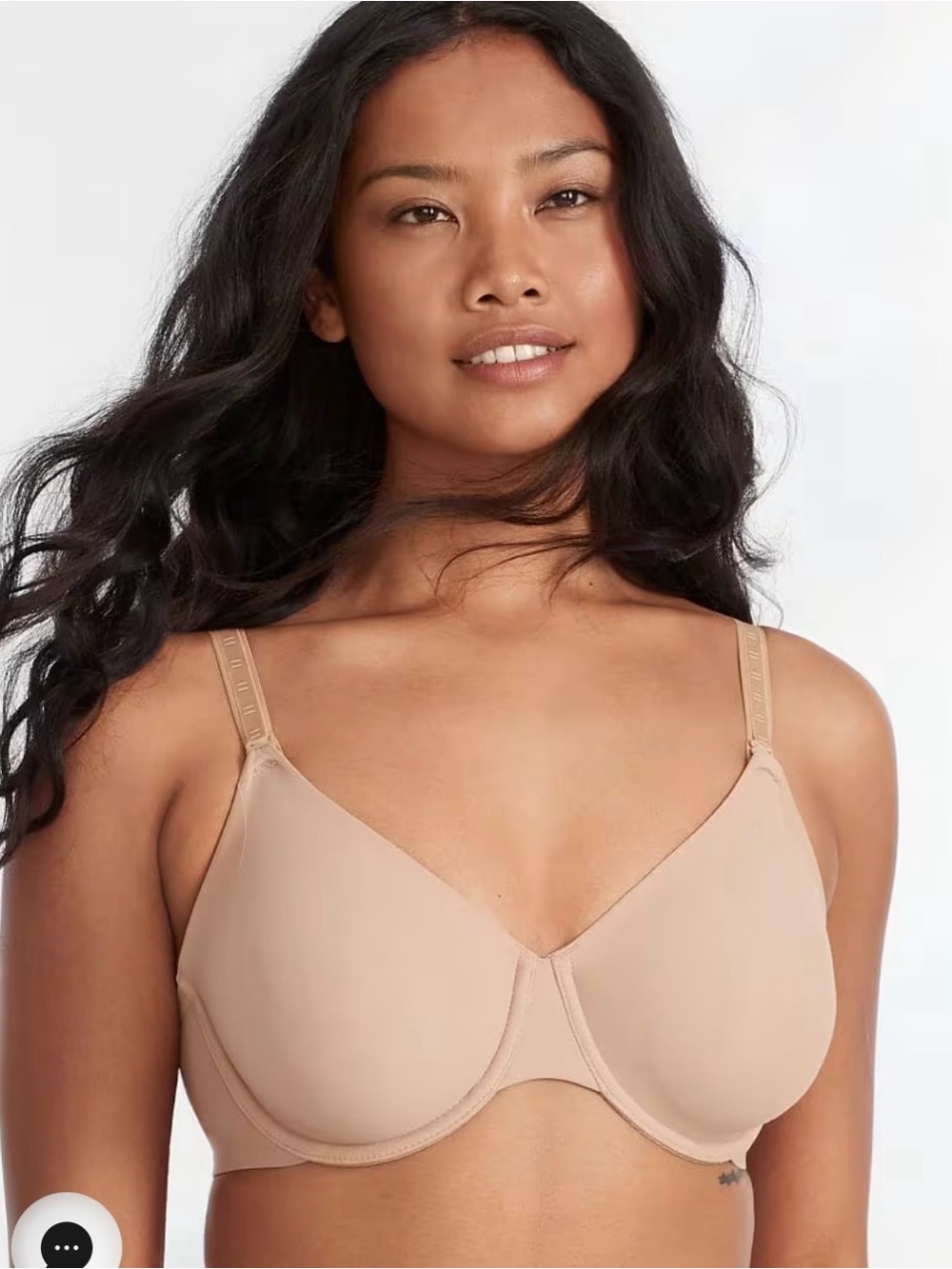 Wacoal Uneven Breast Shape Fully Adjustable Cup Height Bra in Nude